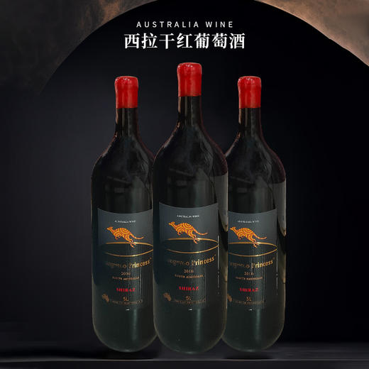 澳大利亚进口袋鼠公主西拉干红葡萄酒5L 商品图0