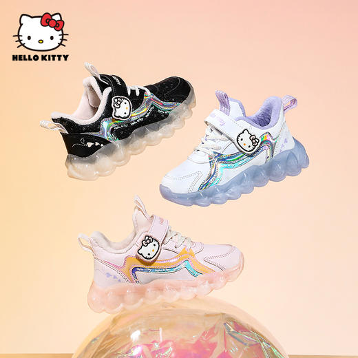 HelloKitty童鞋女童保暖运动鞋冬季加绒休闲鞋潮26-37 K2545001 商品图1