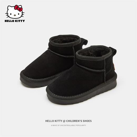 HelloKitty童鞋儿童棉鞋冬季新款中大童女孩加绒加厚棉靴保暖靴子 商品图2