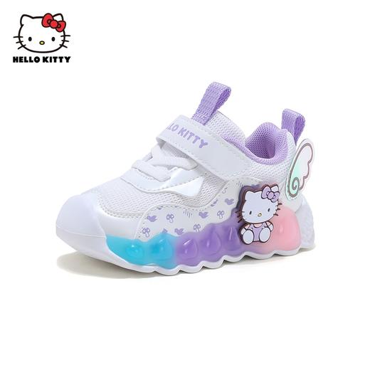HelloKitty童鞋女童运动鞋亮灯鞋春秋新款儿童学步鞋宝宝发光鞋子 商品图0