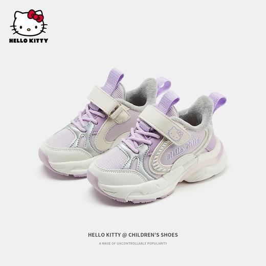 HelloKitty童鞋女童运动鞋冬季新款儿童加绒棉鞋中大童女孩保暖鞋 商品图0