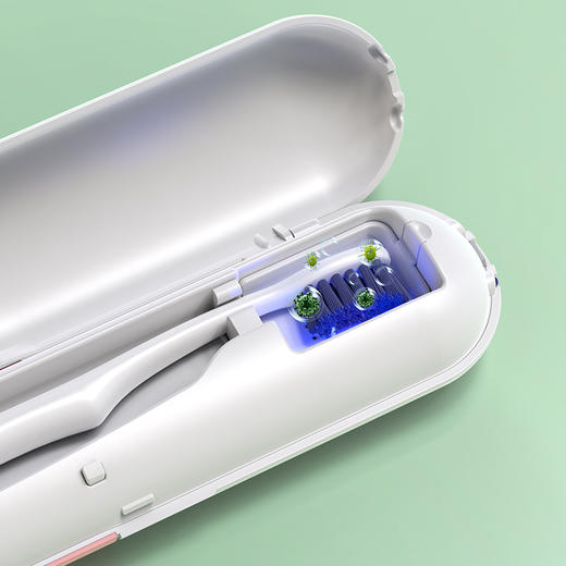 【牙刷消毒器】2024新款迷你紫外线杀菌牙刷消毒器 电动智能便携式旅行牙刷消毒盒 商品图1
