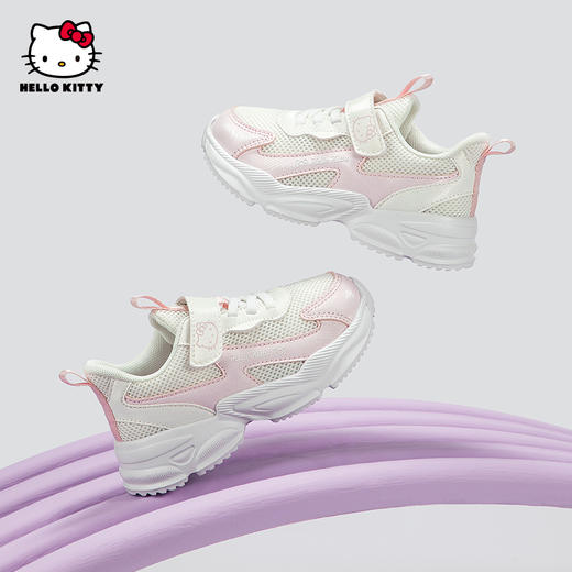 HelloKitty童鞋女童运动鞋秋款2024新款儿童老爹鞋中大童网面鞋子 商品图2