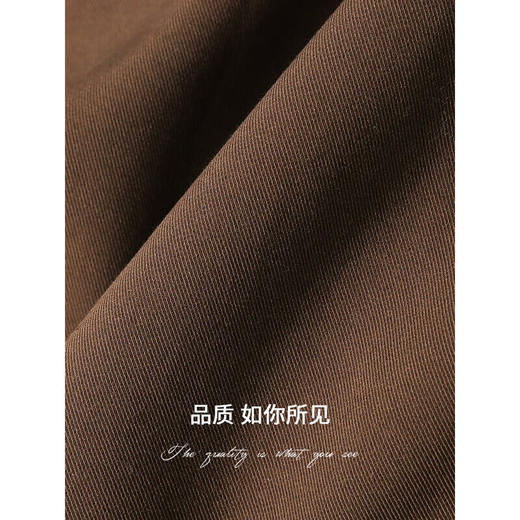 COCOBELLA美拉德穿搭阔肩精纺西装女秋双排扣通勤西服SI3005 商品图4