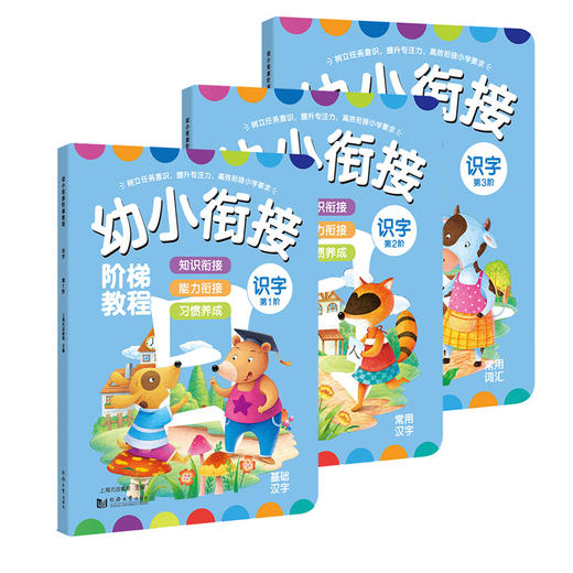 幼小衔接阶梯教程 识字(1-3) 商品图0
