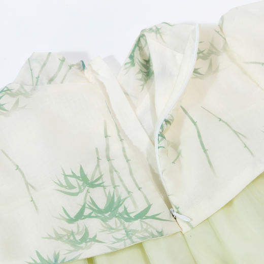 贝贝怡童装女童连衣裙2024春季新款中式公主裙中小童古风连身裙子ZB1DQ003 商品图3