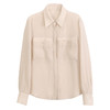 玳莎宽松天丝衬衫女2024年春季新款大口袋设计感小众时尚长袖衬衣  EA31303 商品缩略图4