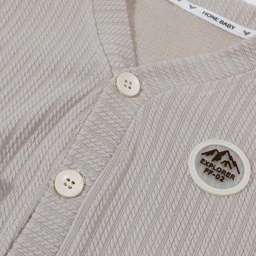 贝贝怡童装男童外套两件套2024春新款洋气衬衫针织衫宝宝春秋外衣ZB1DS043 商品图4