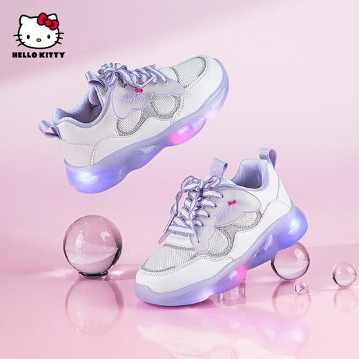 HelloKitty童鞋女童发光运动鞋春秋网面鞋26-30 K3536842
 商品图2