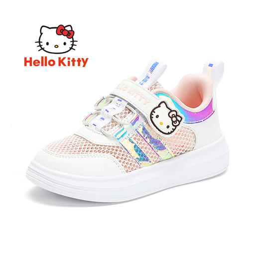 Hellokitty童鞋女童小白鞋夏季新款儿童透气运动鞋学生休闲单网鞋 K3526822 商品图0