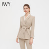 IWY/浅卡其西装套装女上班西服高级感设计正式场合服装上镜主持OL C14106+P34106 商品缩略图4