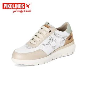 【Pikolinos】 B3F |  派高雁24多材质拼接深口圆头镂空运动鞋PS242702