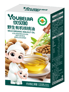 优贝加野生有机核桃油110ML