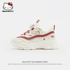 HelloKitty女童鞋子冬季加绒二棉运动鞋2023新款棉鞋秋冬款儿童鞋