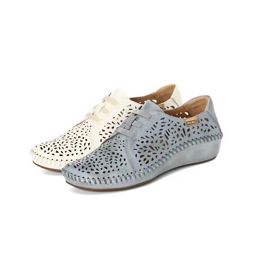 【Pikolinos 】 B3F | 派高雁24春节牛皮深口平底镂空松紧带休闲单鞋PS241135 商品图4