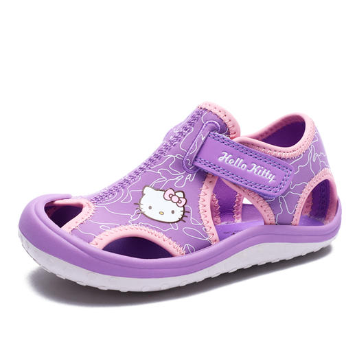 HelloKitty童鞋女童凉鞋夏季新款女孩包头公主鞋小学生沙滩凉鞋22-35 K1523936A 商品图3