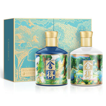 舍得万象新 浓香型 白酒 52度 375ml×2 礼盒装 商品图5