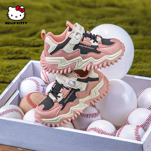HelloKitty童鞋女童运动鞋秋款2024新款女孩老爹鞋防滑儿童鞋子潮 商品图2