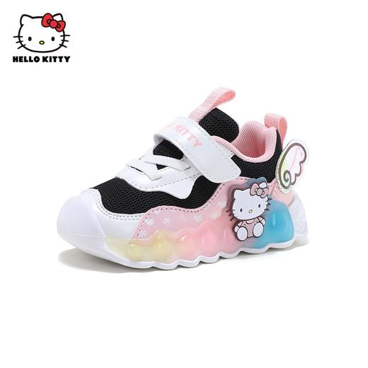 HelloKitty童鞋女童鞋发光鞋2024新款学步鞋春季儿童网面鞋宝宝鞋 商品图2