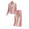 HRFS-WY6289小香风套装女2024春装新款气质时尚甜美小个子设计高级感两件套裙 商品缩略图4