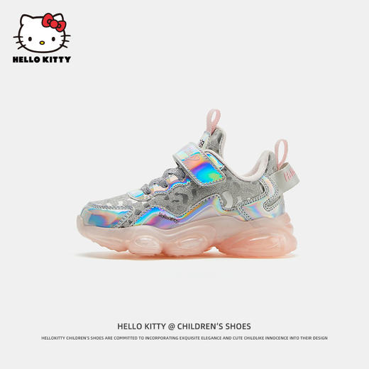 HelloKitty童鞋儿童棉鞋2023冬季新款中大童女孩加绒保暖运动鞋 商品图0