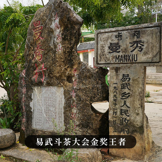 2023年头春【茶王曼秀】易武斗茶大会茶王奖得主曼秀 普洱茶生茶357g/饼 5饼/提 20饼/件 拍5发6拍20发25 商品图3