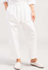 Casey Casey  白色fabi棉麻斜纹长裤 商品缩略图0