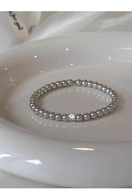 早春福利】流心方糖锆石施家珍珠手链女高级感手串 商品图5