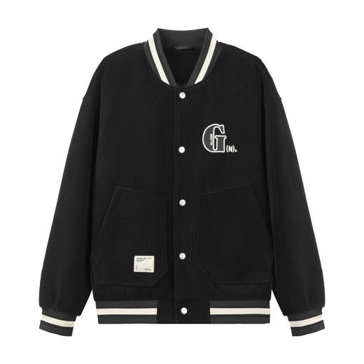 【新品上新】HX 春秋季棒球领茄克衫外套S105411040101/02 商品图2