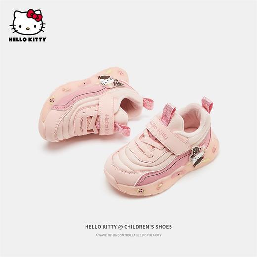 HelloKitty童鞋女童运动鞋冬季2023新款儿童加绒棉鞋小童保暖鞋 商品图3