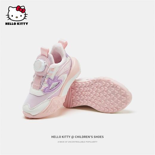 HelloKitty童鞋儿童旋钮鞋冬季新款中大童女孩加绒保暖棉鞋运动鞋 商品图3