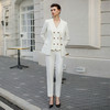 IWY/白色西装马甲三件套女2024春秋新款主持人女神气质西装套装CPM1949 商品缩略图2