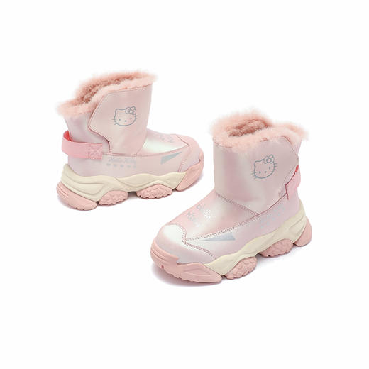 HelloKitty童鞋女童加绒保暖雪地靴冬季新款儿童防滑软底舒适棉靴 商品图2