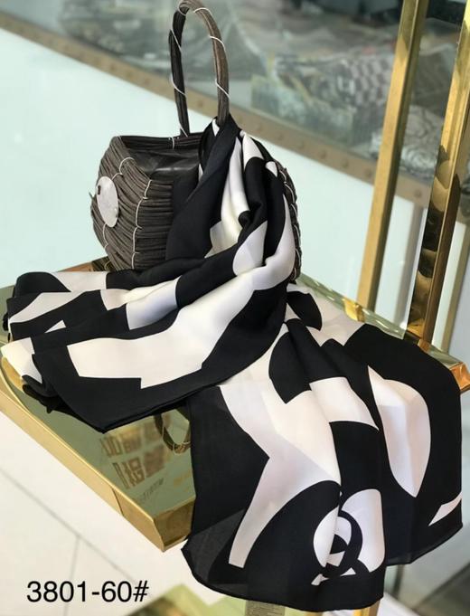 优品堂【花花世界】手感丝围巾空调巾、防晒巾长巾 商品图5