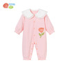 贝贝怡婴儿长袖连体衣春秋季新生儿爬爬服初生宝宝舒适哈衣ZB1DL008 商品缩略图0