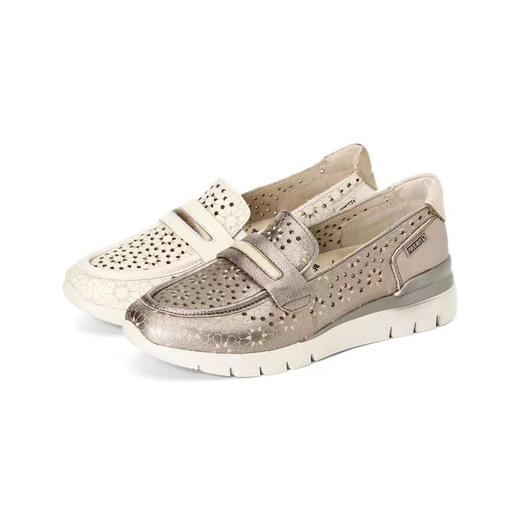 【Pikolinos 】 B3F | 派高雁24多材质拼接中口镂空拼色乐福单鞋PS246706 商品图4