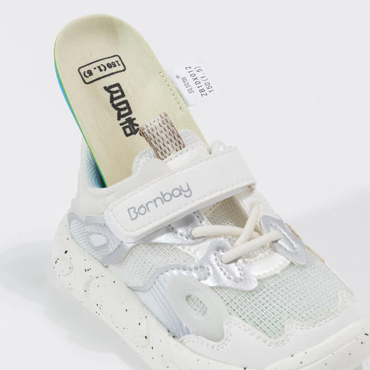 贝贝怡新款24春秋男女童运动鞋中性户外休闲鞋艾草防臭婴幼儿童鞋缓震ZB1DX012 商品图6