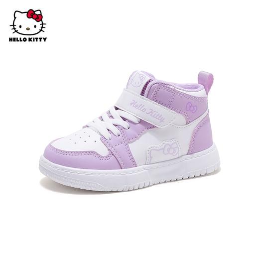 HelloKitty童鞋女童高帮板鞋2024春季新款小白鞋软底儿童运动鞋子26-37 K3536809
 商品图1