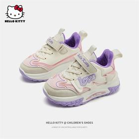 HelloKitty童鞋女童棉鞋2023新款冬季加绒二棉运动鞋软底儿童鞋子