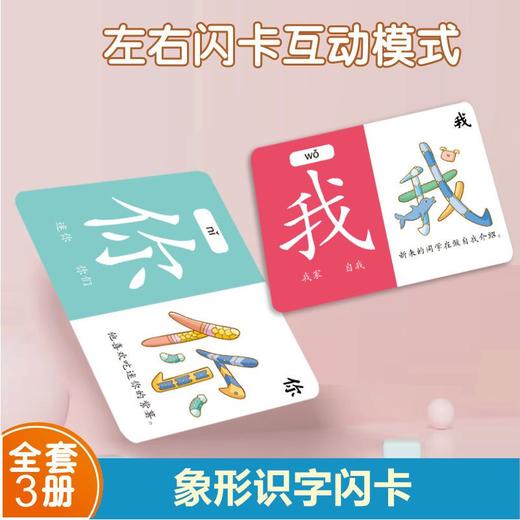 儿童识字闪卡幼小衔接卡牌幼儿启蒙早教3-5岁600识字卡 商品图2