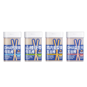 优贝加牛乳棒（DHA钙铁锌蔬菜味）180g