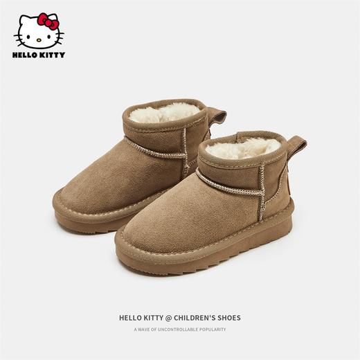 HelloKitty童鞋儿童棉鞋冬季新款中大童女孩加绒加厚棉靴保暖靴子 商品图0