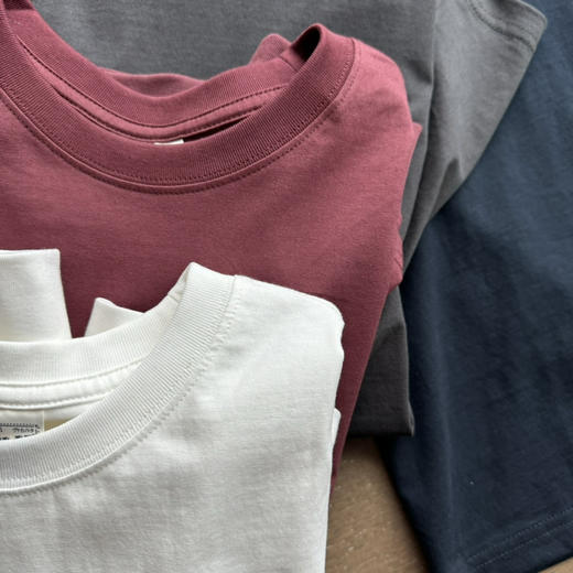 24春夏男士水洗酵棉平纹圆领长袖T恤【包邮+三天无理由退huan】 商品图12