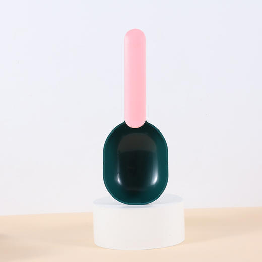 双拼色宠物粮食勺铲 带背夹 犬猫通用 商品图5