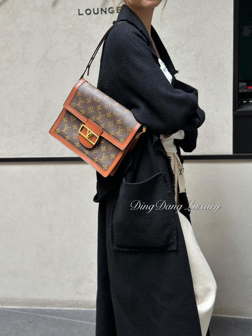 Lv 中古 单色 老花 达芙妮 斜挎包 商品图1