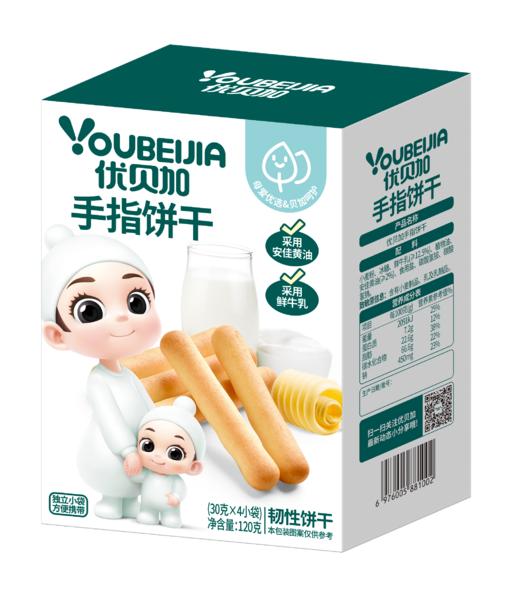 优贝加手指饼干120g 商品图0