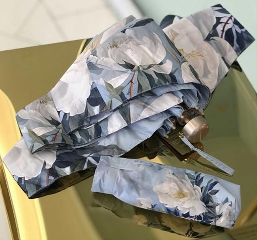 优品堂【如花如歌3】 五折、金骨、双面花、全遮光超轻防紫外线伞 商品图12