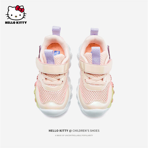 HelloKitty童鞋女童运动鞋春夏新款小童轻便软底鞋宝宝透气亮灯鞋 K4516876 商品图2