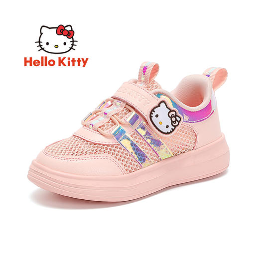 Hellokitty童鞋女童小白鞋夏季新款儿童透气运动鞋学生休闲单网鞋 K3526822 商品图1