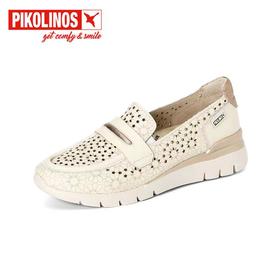 【Pikolinos 】 B3F | 派高雁24多材质拼接中口镂空拼色乐福单鞋PS246706